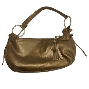 hobo HOLIDAY metallic gold slouchy shoulder bag